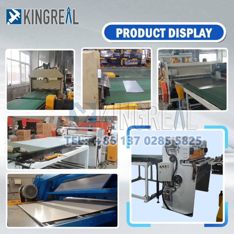 2024 Auto Metal Sheet Decoiler Leveler Shearing Machine