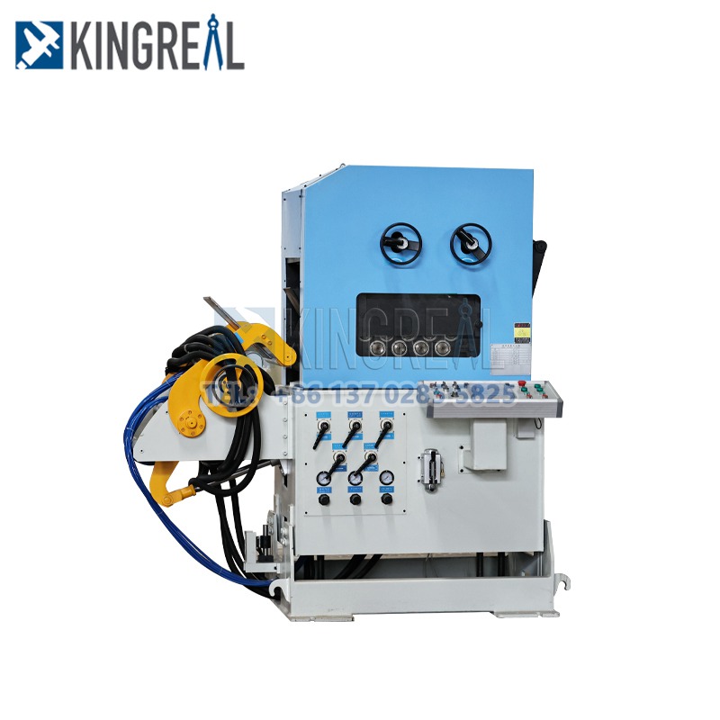 Combined Decoiler Straightener And Feeder Machine