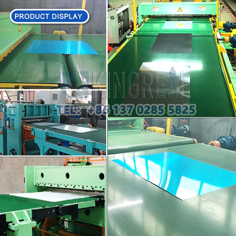 Steel Metal Coil Longitudinal Cut To Length Line