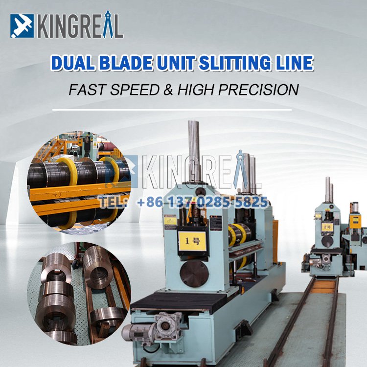 Double Slitter head Coil Slitting Machine