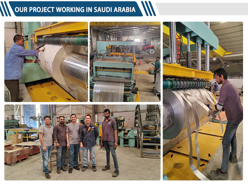 BRUTE High Speed Coil Slittingg Machine Working In Saudi Arabia