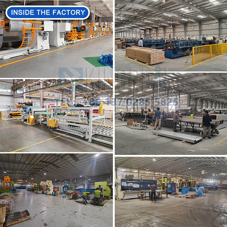 Metal Sheet Decoiler Leveling And Punching Production Line