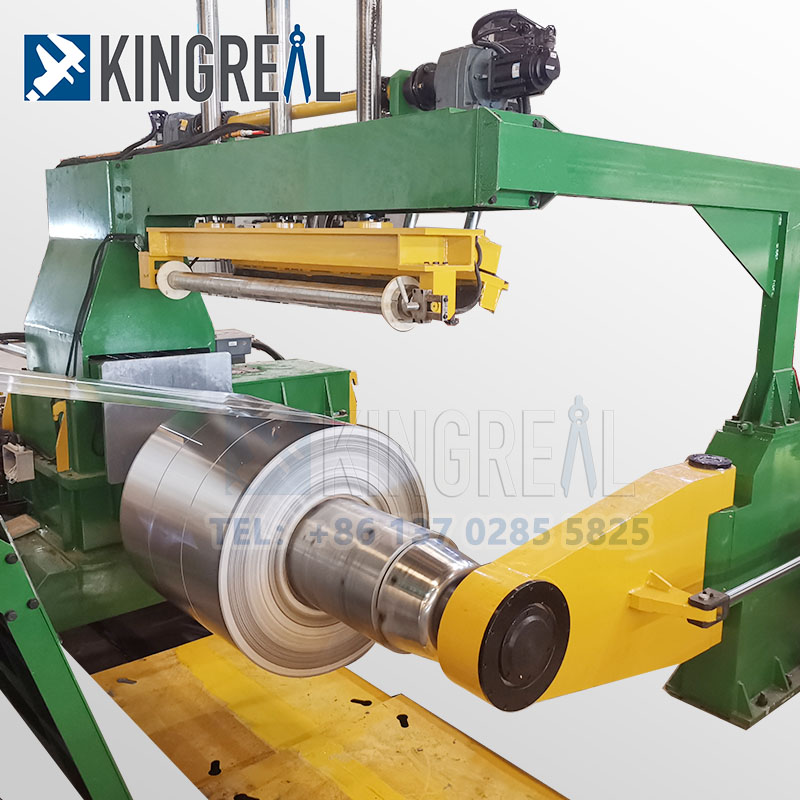 High Quality Metal Sheet Recoiler Line For Slitting Machine