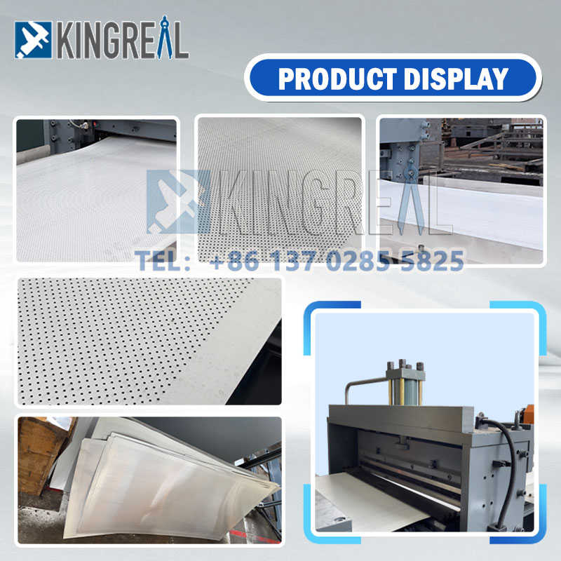 Metal Sheet Coil Perforated Production Line With Cutting