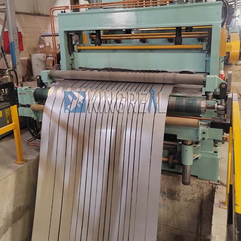 Why is the material from the cold rolled steel slitting line uneven?