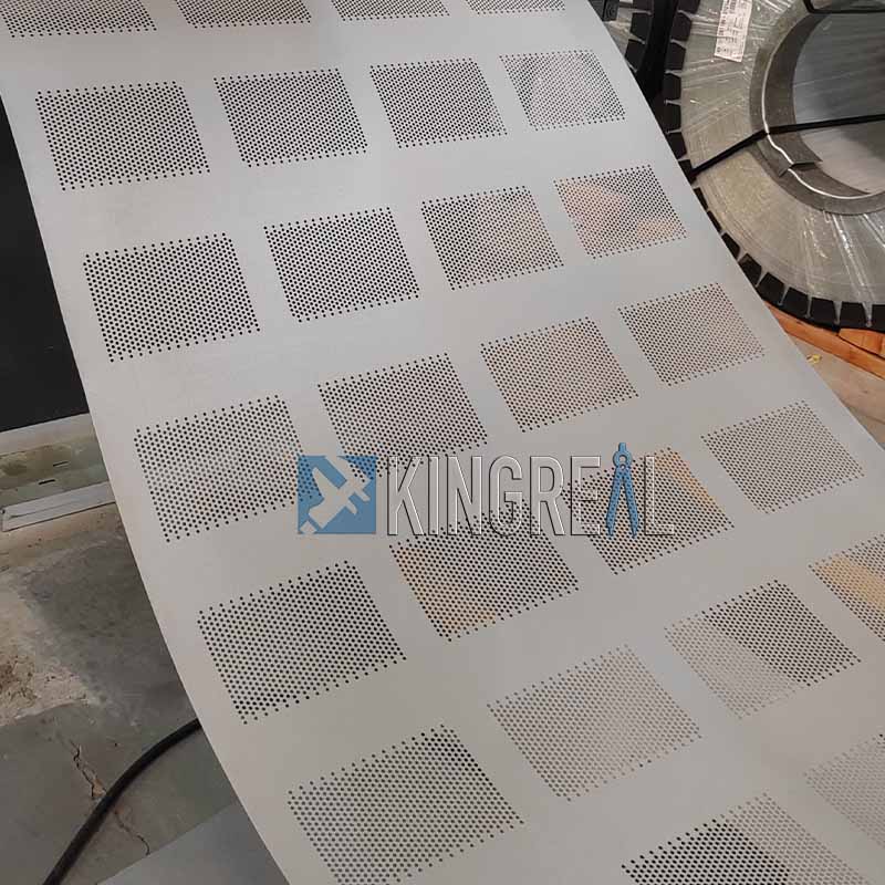 perforated metal production line