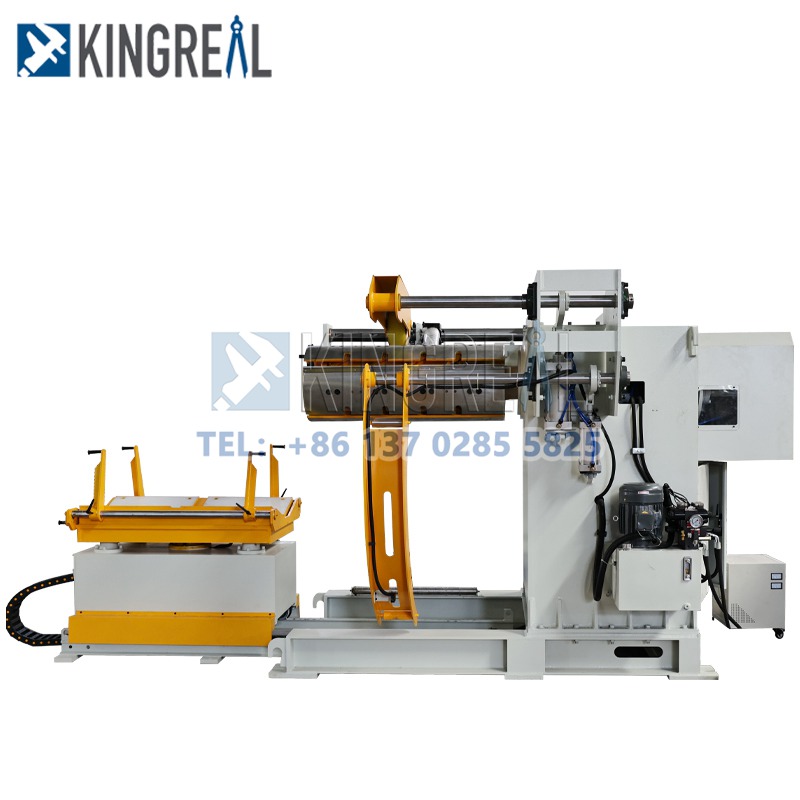 Combined Decoiler Straightener And Feeder Machine