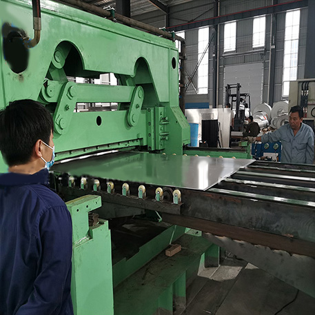 heavy gauge cut to length line 