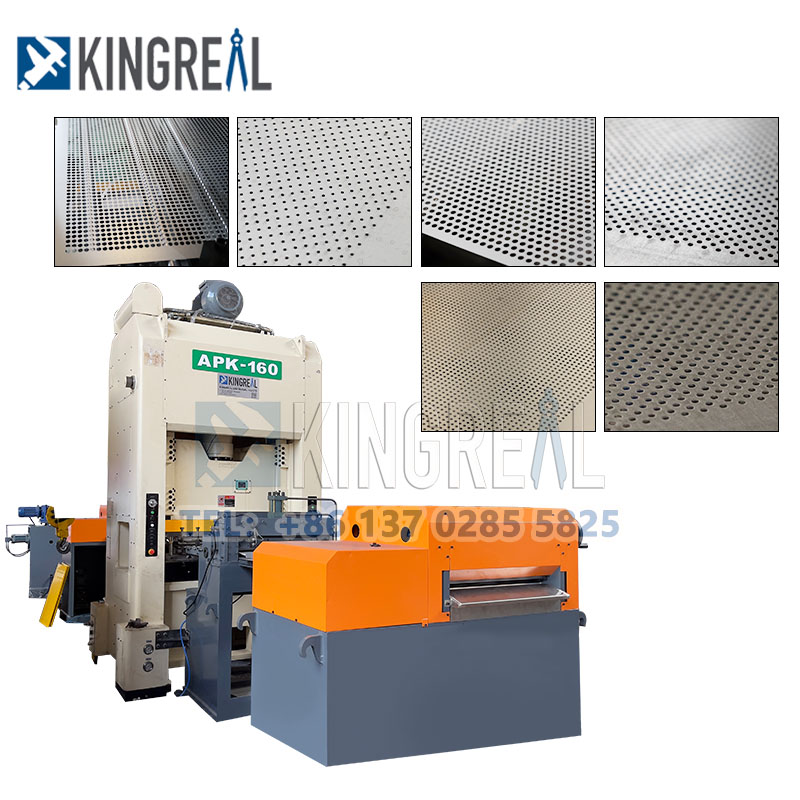 Metal Sheet Coil Perforated Production Line With Cutting