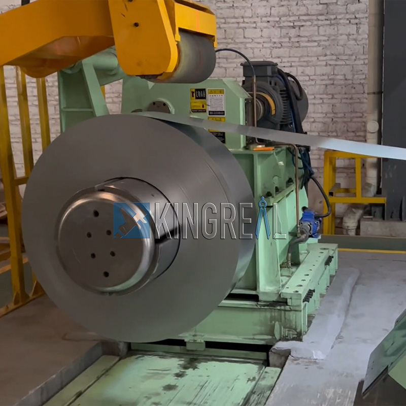 rotary shearing cut to length line