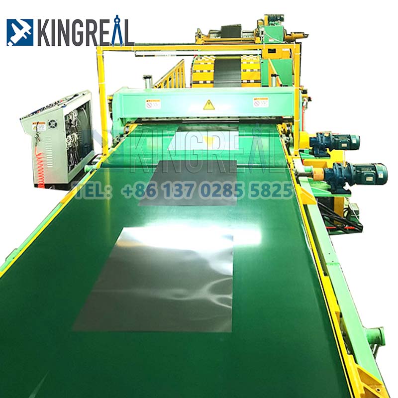 Steel Metal Coil Longitudinal Cut To Length Line