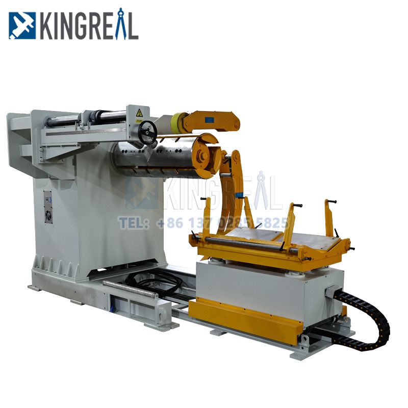 Combined Decoiler Straightener And Feeder Machine