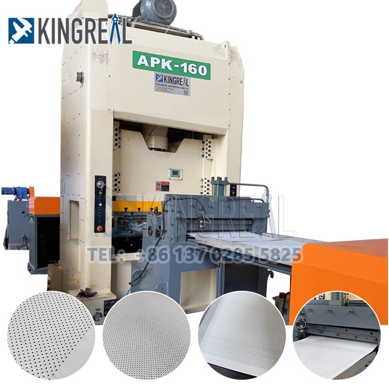 Metal Baguette Tray Perforated Punching Making Machine