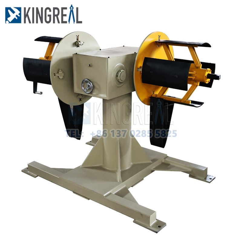 Double Head Hydraulic Decoiler For Coil Feeder