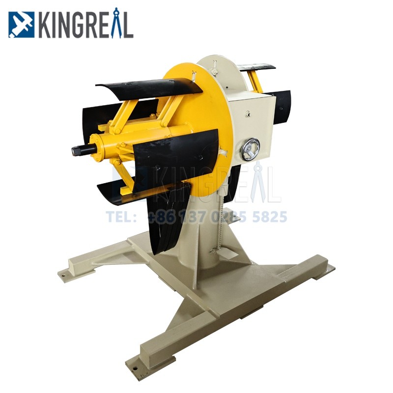 Double Head Hydraulic Decoiler For Coil Feeder